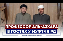 Embedded thumbnail for Профессор Аль-Азхара посетил Муфтия Дагестана